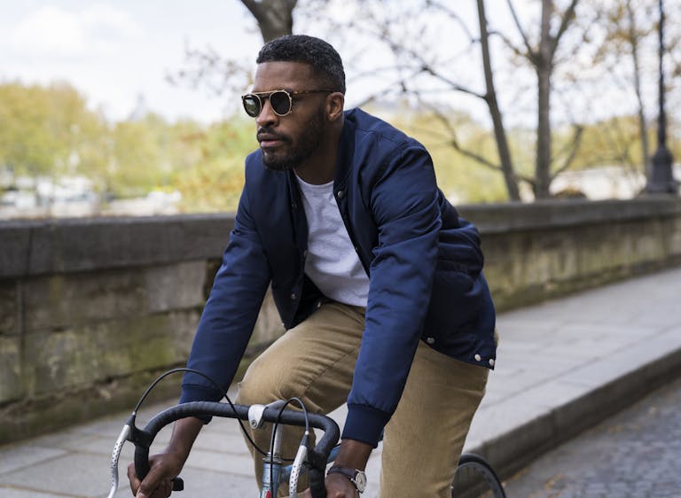 Asphalte - Le Blouson Varsity - Gros style dans les deux cas
